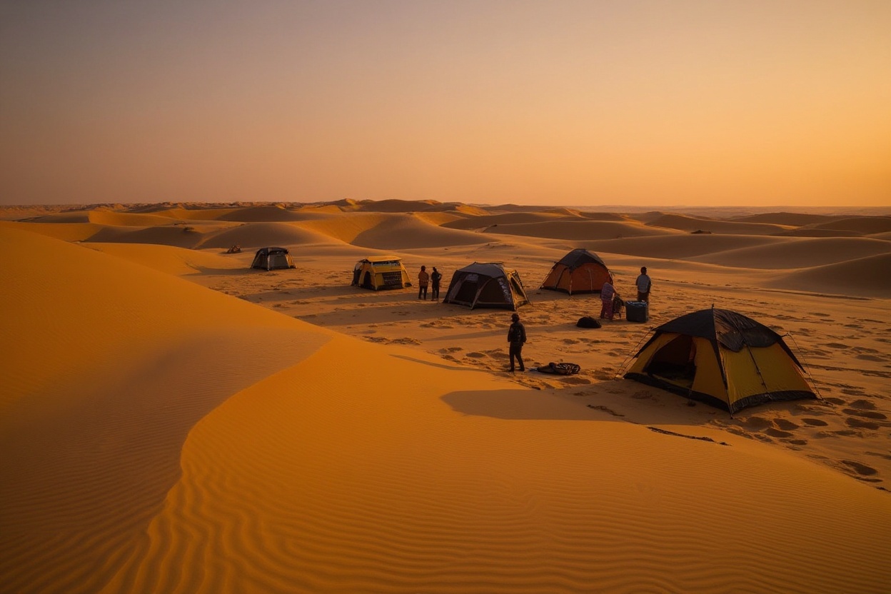 The Main Decision: Desert Camp vs. Independent Camping — Wahiba Sands