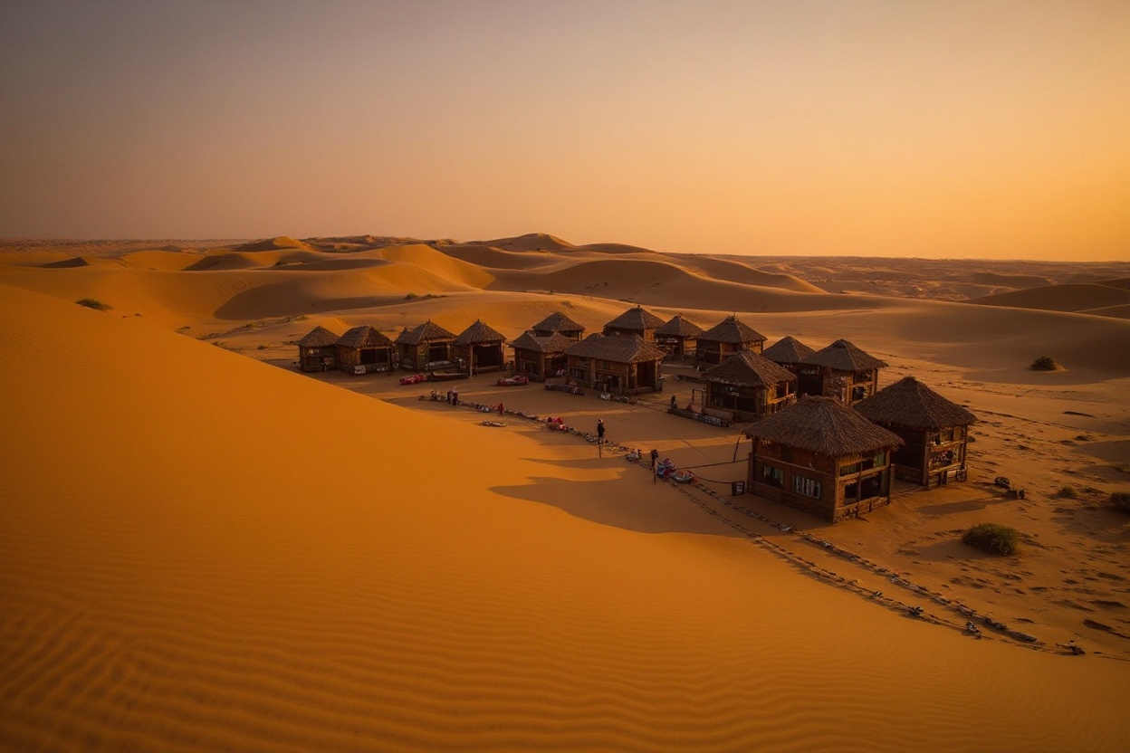 Choosing a Desert Camp — Wahiba Sands, Vietnam